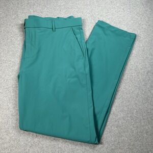 Greyson Montauk‎ Golf Pants Teal Performance Stretch 38x32 Flat Front